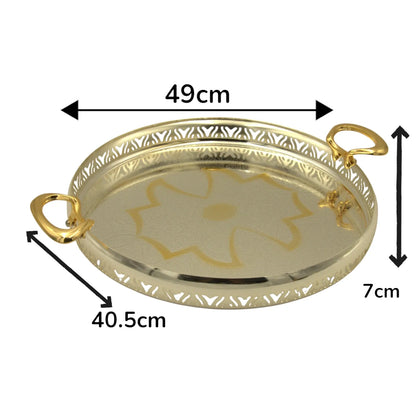 Ansa Luxury Collection High-Quality Serving Tray – Elegant Decorative Tray for Dining, Coffee Table & Home Décor - Damoo
