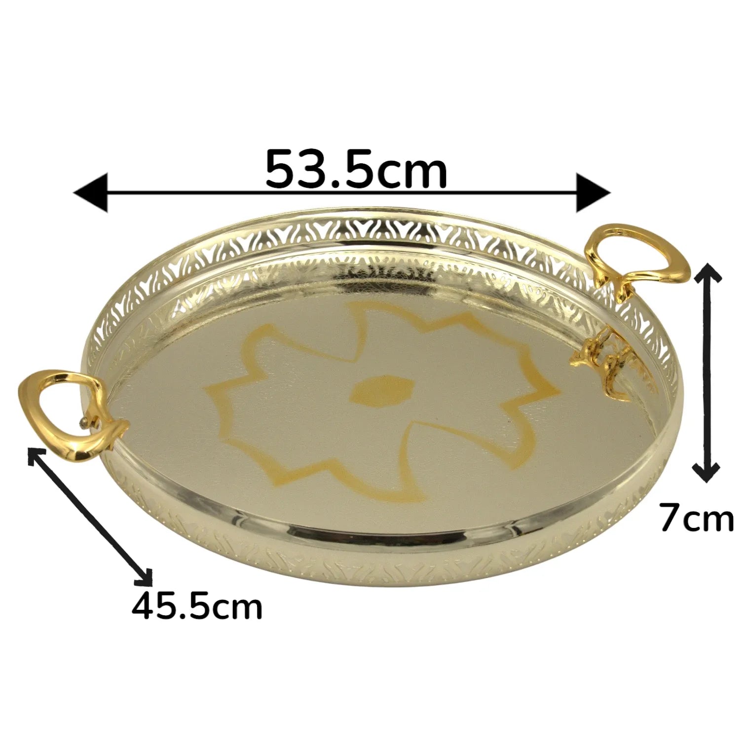 Ansa Luxury Collection High-Quality Serving Tray – Elegant Decorative Tray for Dining, Coffee Table & Home Décor - Damoo
