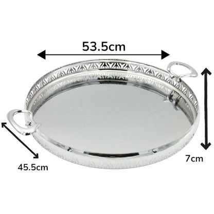 Ansa Luxury Collection Premium Serving Tray – Elegant Decorative Tray for Coffee Table, Dining, and Home Décor - Damoo