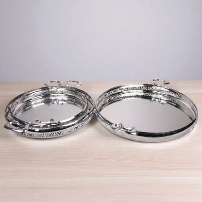 Ansa Luxury Collection Premium Serving Tray – Elegant Decorative Tray for Coffee Table, Dining, and Home Décor - Damoo