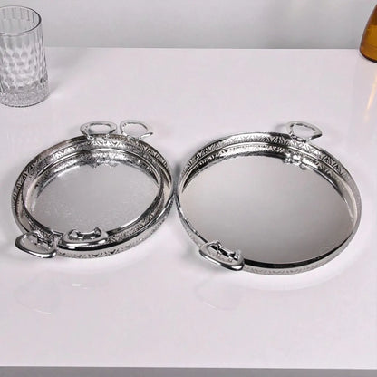 Ansa Luxury Collection Premium Serving Tray – Elegant Decorative Tray for Coffee Table, Dining, and Home Décor - Damoo