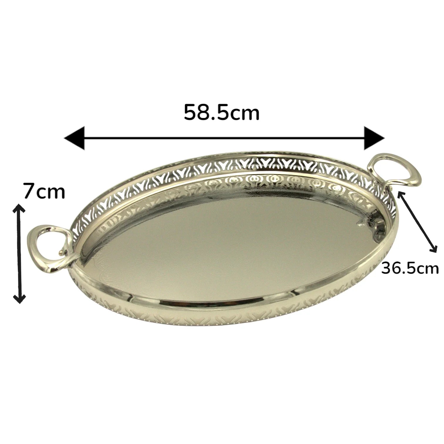 Ansa Luxury Collection Premium Serving Tray – Elegant, Durable & High-Quality Home Décor Tray - Damoo