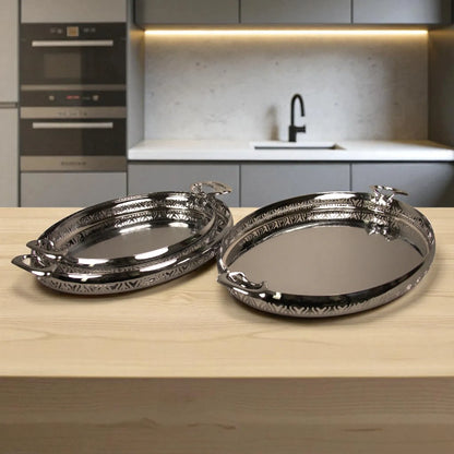 Ansa Luxury Collection Premium Serving Tray – Elegant, Durable & High-Quality Home Décor Tray - Damoo