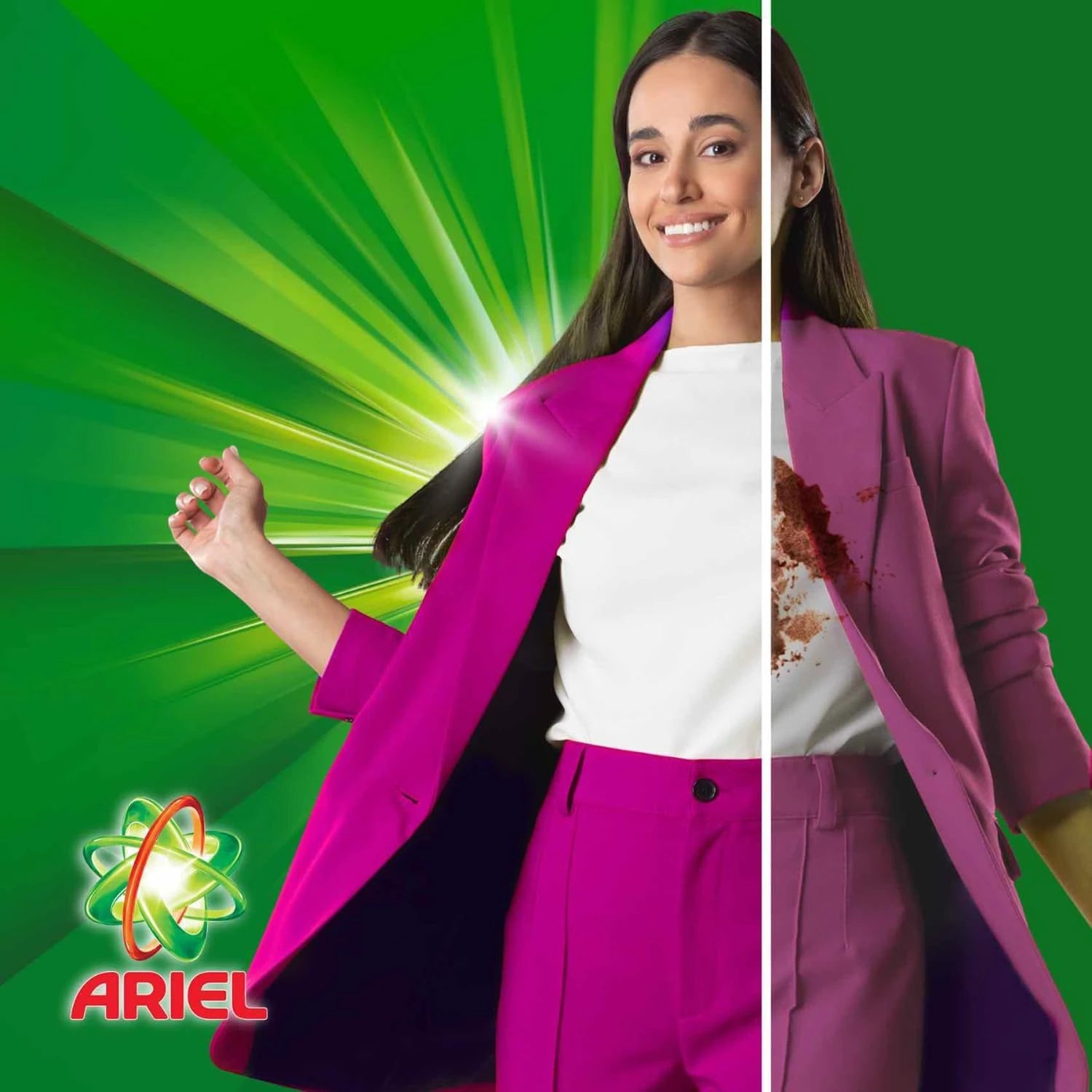 Ariel Automatic Liquid Gel Detergent – 2.8L with Downy Freshness – Powerful Stain Remover, Color Protection & Brightness for Front & Top Load Washing Machines - Damoo