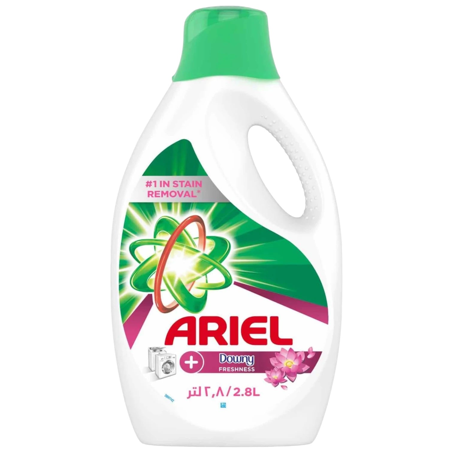 Ariel Automatic Liquid Gel Detergent – 2.8L with Downy Freshness – Powerful Stain Remover, Color Protection & Brightness for Front & Top Load Washing Machines - Damoo