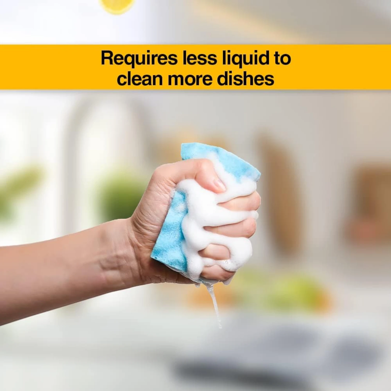 Atlantic Lemon Dishwashing Liquid – 1L Super Formula with Natural Lemon Extracts | Phosphate-Free, Powerful on Grease, Gentle on Hands - Damoo
