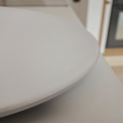 EDGE Melamine Flat Dinner Plate – Premium Unbreakable Plate for Main Courses & Serving | Heat & Cold Resistant | Food-Safe & Dishwasher-Safe | Modern Matte Finish Tableware