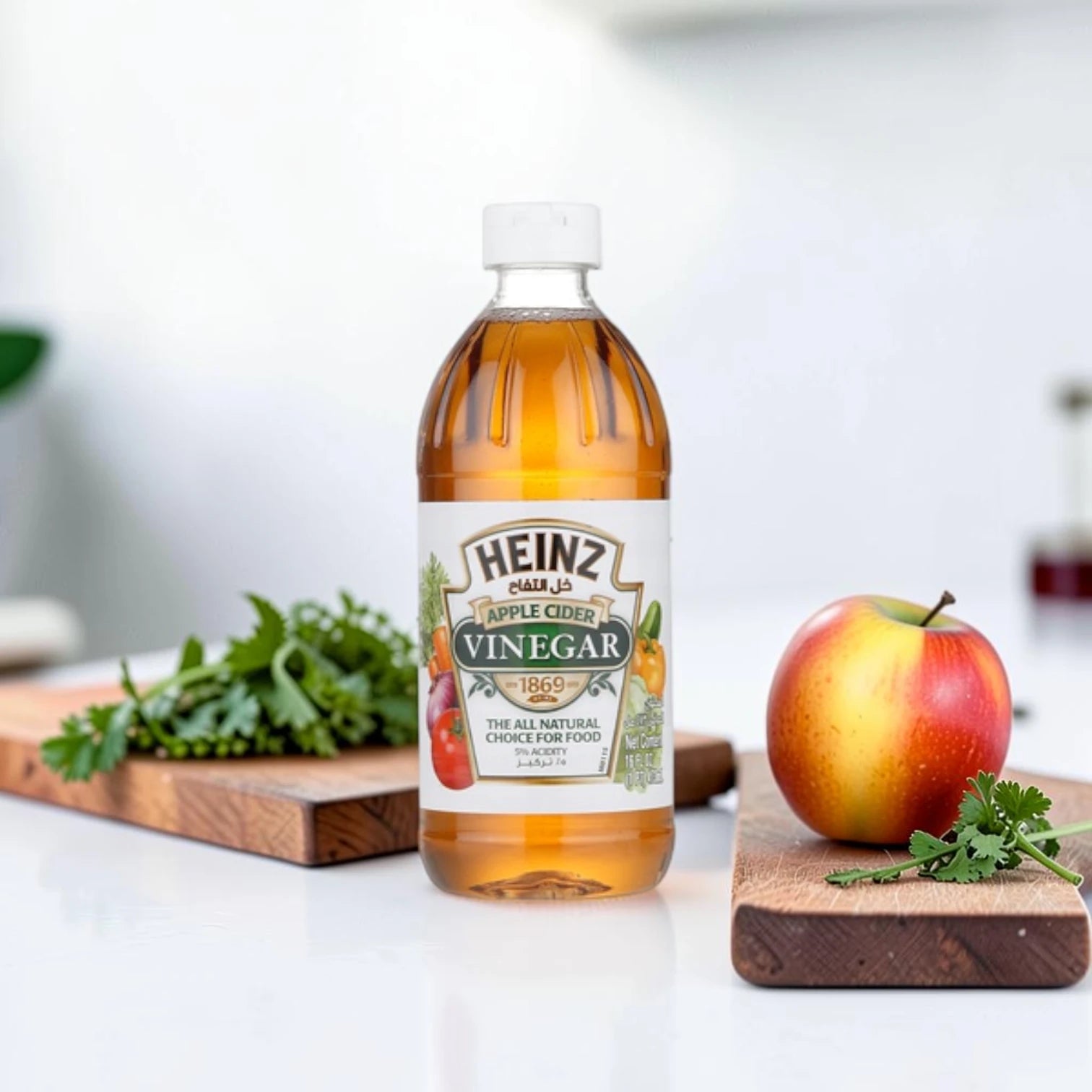 Heinz Apple Cider Vinegar, Natural Fermented Vinegar for Cooking, Salad Dressings, Marinades & Daily Wellness Use - Damoo
