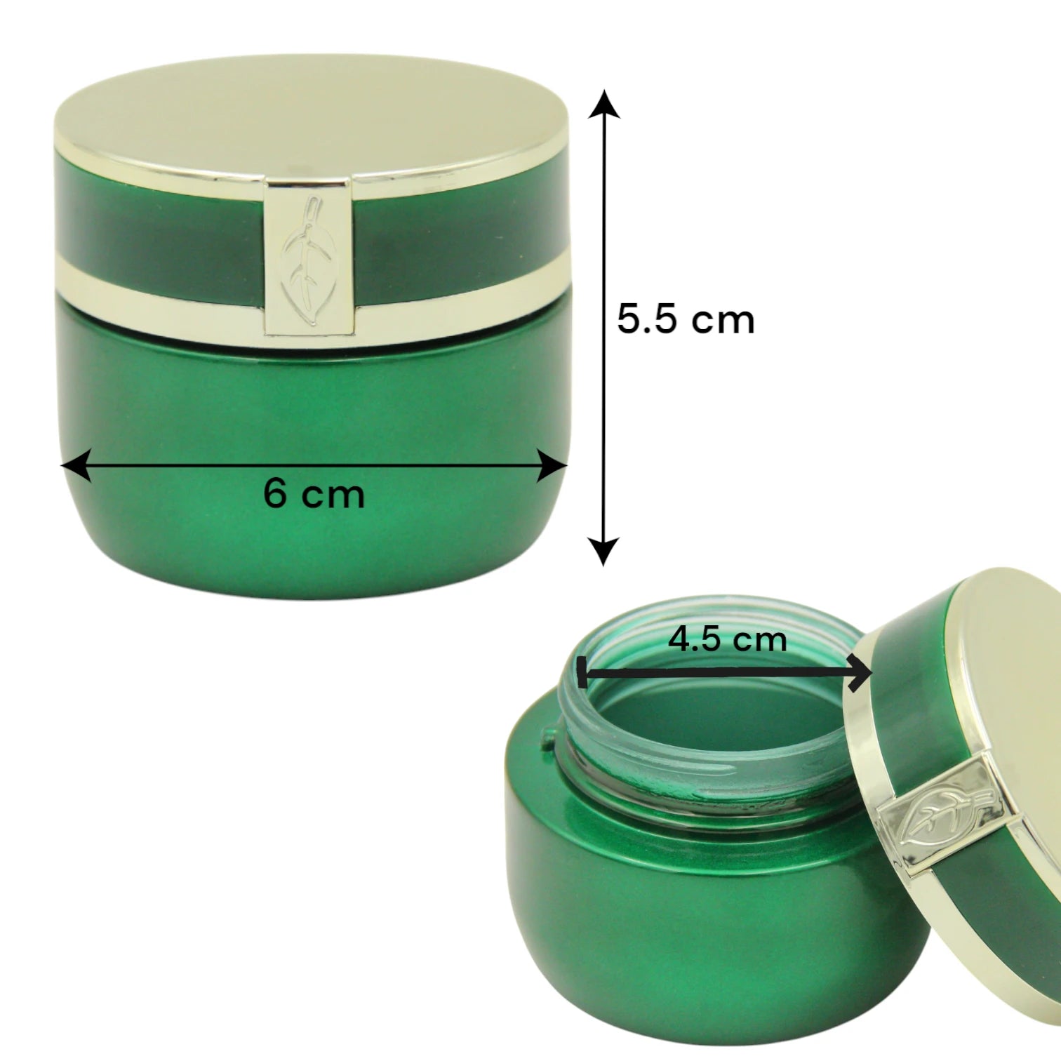 Bakhoor Storage Jar 100ML  – Multipurpose Storage Jar for Oud, Bakhoor, & More – Elegant Empty Container for Home Use - Damoo