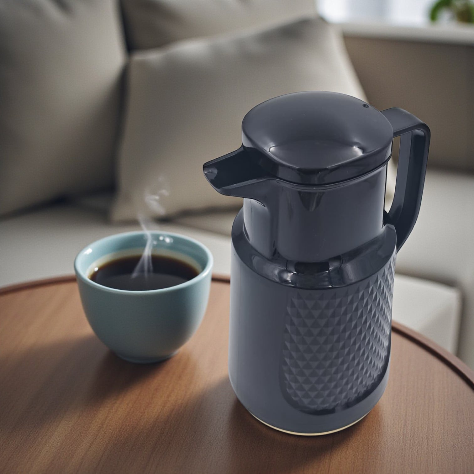 Regal 1.0L Thermos Jug – Premium Vacuum Insulated Flask | 24H Cold & 12H Hot Retention | BPA-Free Glass Refill | Ideal for Home, Office, Travel - Damoo