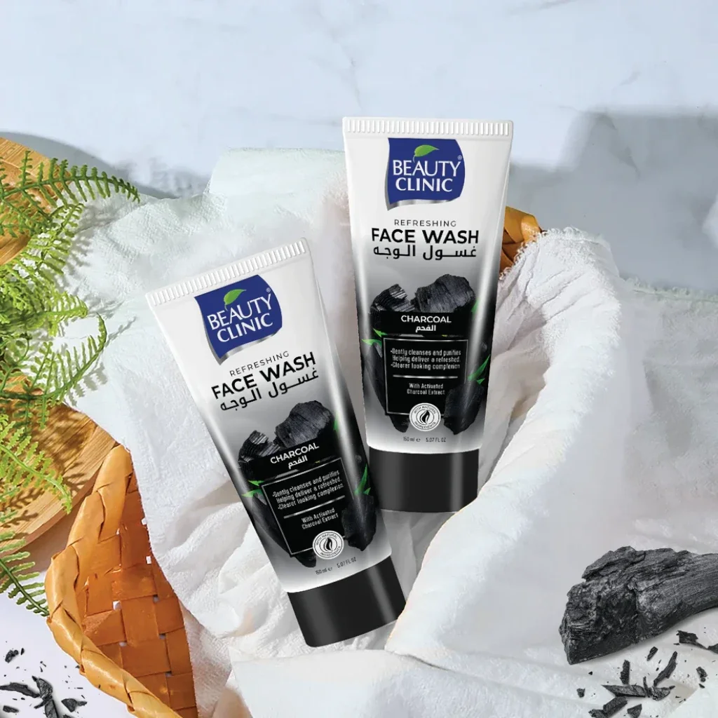 Beauty Clinic Charcoal Face Wash 150ml Tube – Purifying Cleanser with Activated Charcoal for Deep Pore Cleansing, Oil Control, Gentle Exfoliation & Daily Detox – Suitable for All Skin Types - Damoo