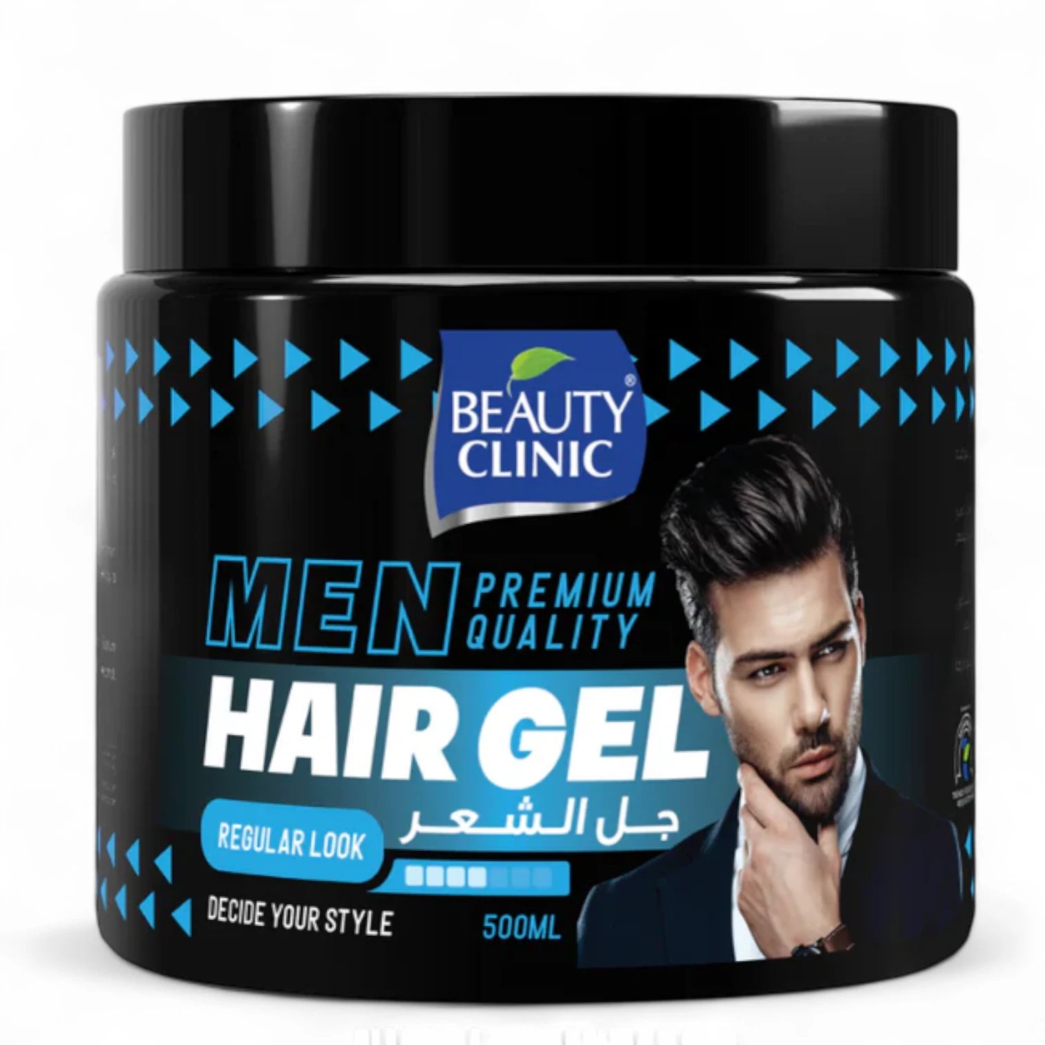 Beauty Clinic Regular Look Hair Gel for Men – 500ml | Classic Hold & Natural Finish | All-Day Style | For All Hair Types - Damoo