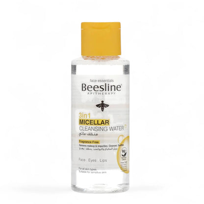 Beesline 3in1 Micellar Water Makeup Remover 100ml | Fragrance-Free, Brightening & pH-Balancing Cleanser for Oily Skin - Damoo