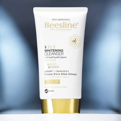 Beesline Whitening Cleanser 4-in-1 – 150ml | Face Wash, Scrub, Mask & Skin Brightening Formula - Damoo