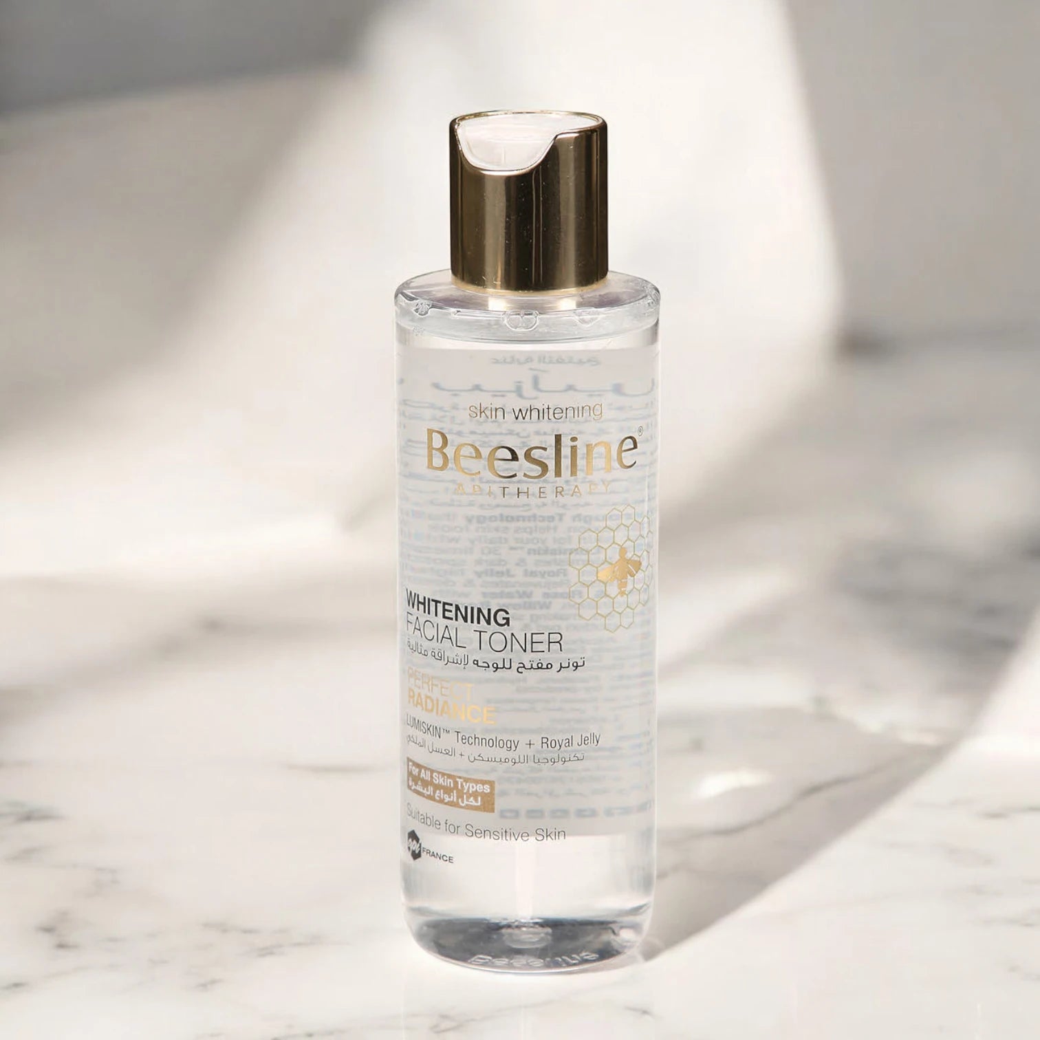 Beesline Whitening Facial Toner 200ml – Radiance Boost with Royal Jelly & LUMISKIN™ | Brightening & Soothing Formula for All Skin Types | Suitable for Sensitive Skin - Damoo