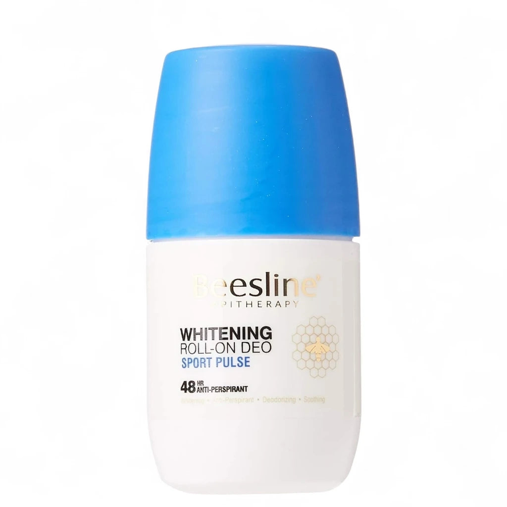 Beesline Whitening Roll-On Deodorant Sport Pulse – 50ml | 48-Hour Anti-Perspirant with Brightening & Soothing Care | Quick-Dry, Alcohol-Free, Natural Formula for Sensitive Skin - Damoo