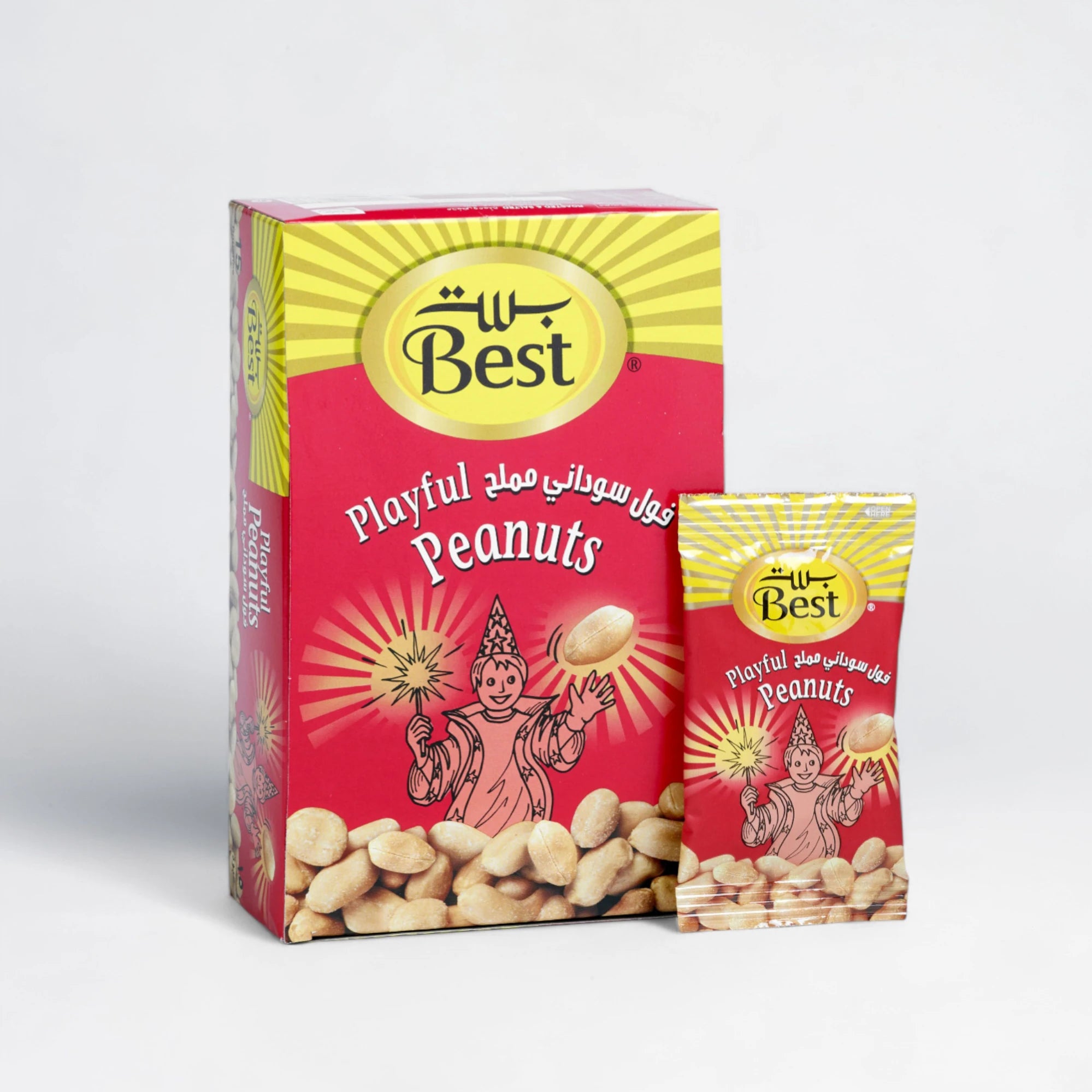 Best Playful Roasted & Salted Peanuts – 30 Packs (15 x 2 Combo) | Crunchy & Healthy Snack | Free from Hydrogenated Fats | Family-Friendly & On-the-Go Treat - Damoo