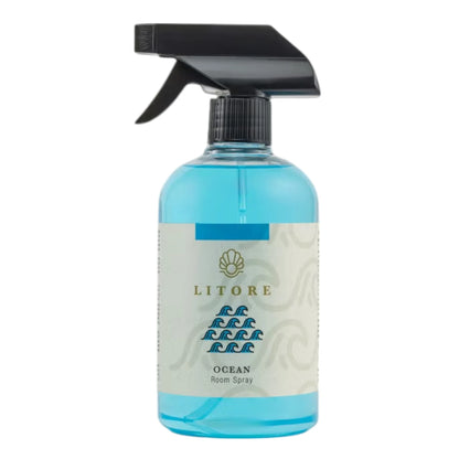 Litore Ocean Room Spray 500ml – Refreshing Marine Air Freshener for Home, Office & Car | Long-Lasting Clean Scent - Damoo