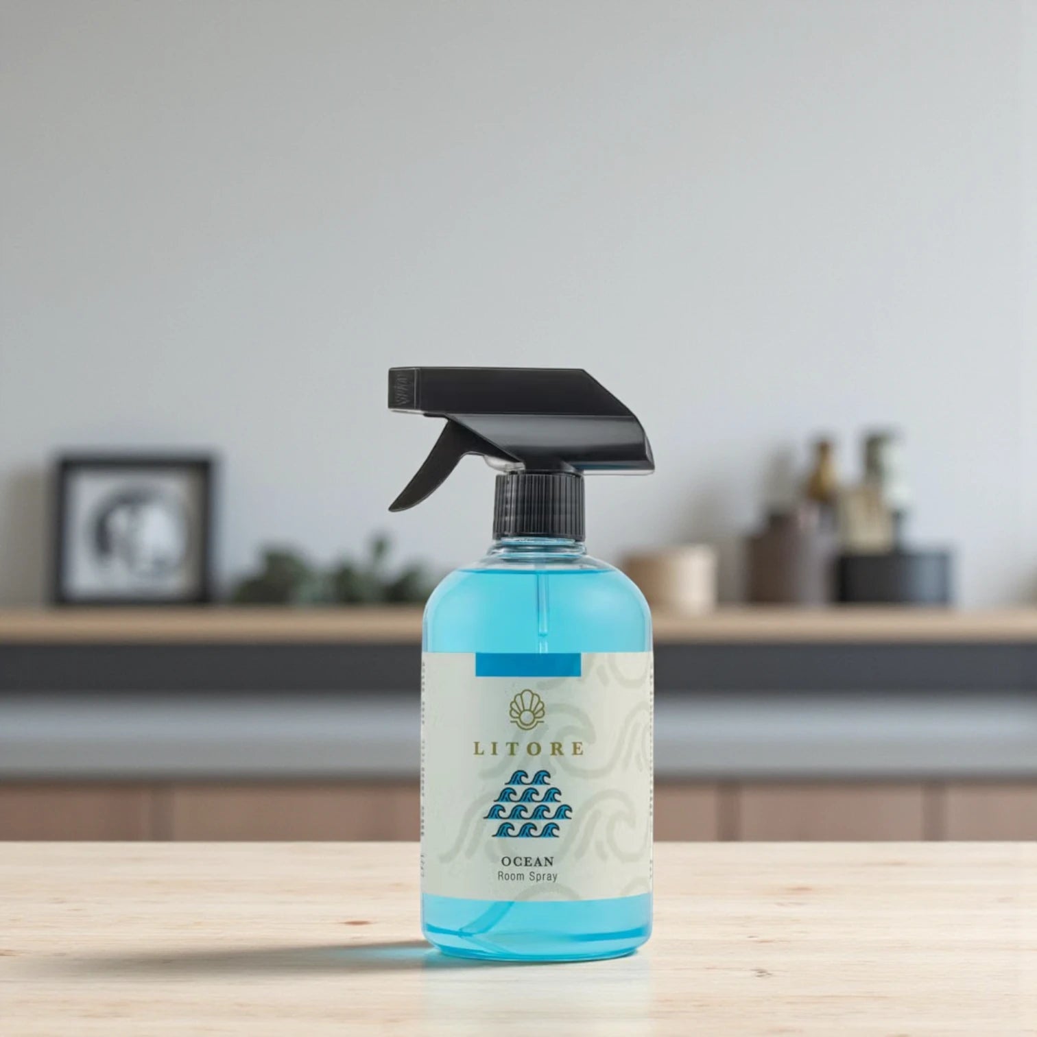 Litore Ocean Room Spray 500ml – Refreshing Marine Air Freshener for Home, Office & Car | Long-Lasting Clean Scent - Damoo