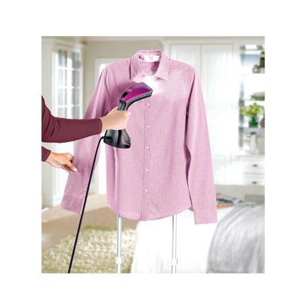 BLACK+DECKER 1600W Digital Handheld Garment Steamer  | 180° Swivel Hinge  | Variable Temperature Control  | Cool-Touch Handle  | Removable Drip Tray  | Multicolor – HSTD1600-B5 - Damoo