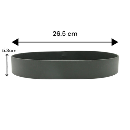 Black Faux Leather Oval Tray – Modern Decorative Catchall for Coffee Tables, Desks, and Entryways – Multipurpose Organizer - Damoo