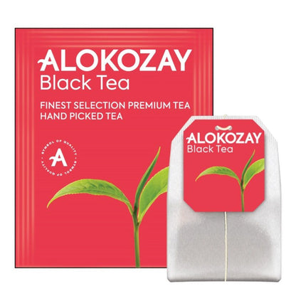 Alokozay Black Tea – 100 Envelope Tea Bags + FREE Mug | Premium Flavor, Color & Aroma – Rich & Refreshing Black Tea - Damoo