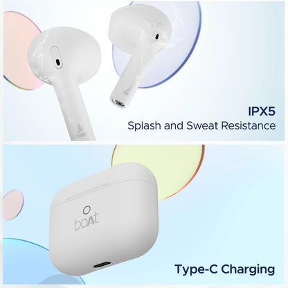 boAt Airdopes Alpha TWS Earbuds with 35H Playback, ASAP Charge, BEAST Gaming Mode, ENx Noise Reduction, IPX5 Water Resistance & boAt Signature Sound – Wireless Earbuds for iPhone & Android - Damoo