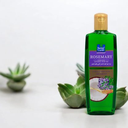 Parachute Advanced Coconut Hair Oil Collection – Rosemary, Hibiscus, Black Seed & Henna, Almond & Garlic Enriched Hair Oil Range for Strong, Smooth, Nourished & Shiny Hair