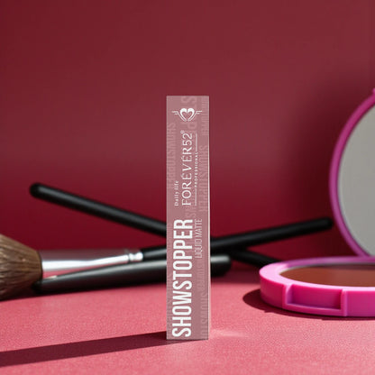 ShowStopper Liquid Matte Lipstick – First Kiss 002 | Long-Lasting, Waterproof, Smudge-Proof, 5ml | Forever52 Professional - Damoo