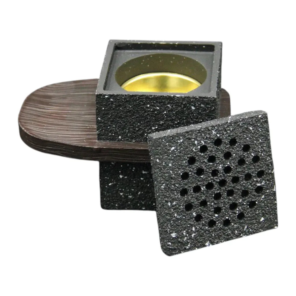 Cherry Luxury Incense Burner – Oud, Charcoal, Bakhoor & Frankincense Smoker Madkhan for Home Fragrance, Meditation, Yoga, Office, Decor & Gifting – Ideal for Ramadan, Weddings & Special Occasions - Damoo