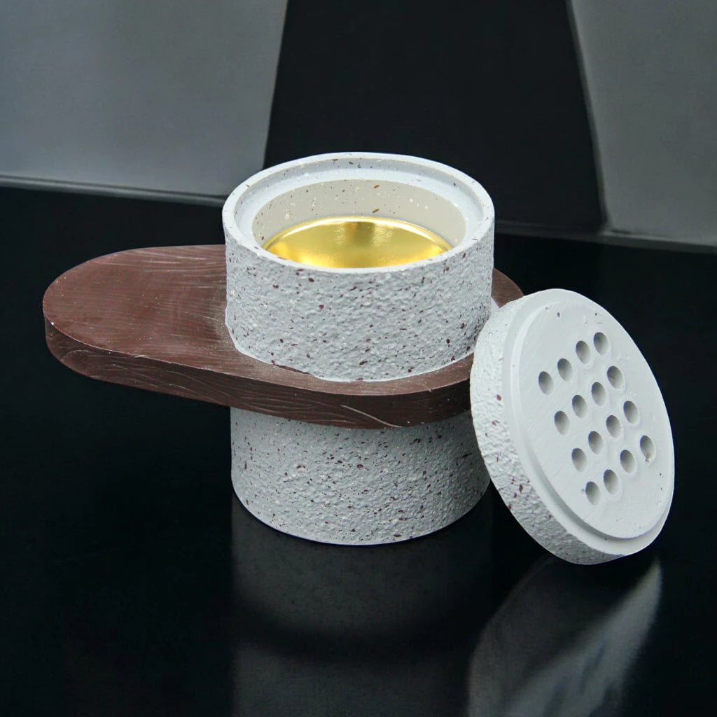 Cherry Luxury Incense Burner – Oud, Charcoal, Bakhoor & Frankincense Smoker Madkhan for Home Fragrance, Meditation, Yoga, Office, Decor & Gifting – Ideal for Ramadan, Weddings & Special Occasions - Damoo