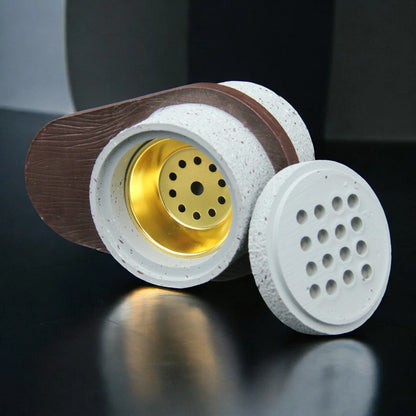 Cherry Luxury Incense Burner – Oud, Charcoal, Bakhoor & Frankincense Smoker Madkhan for Home Fragrance, Meditation, Yoga, Office, Decor & Gifting – Ideal for Ramadan, Weddings & Special Occasions - Damoo