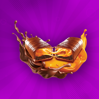 Lavian Chokito Caramel Nougat & Choco Bar – Soft Chocolate Filled Snack Treat, 2 Bars in One – Chocolaty, Caramelly & Heavenly - Damoo