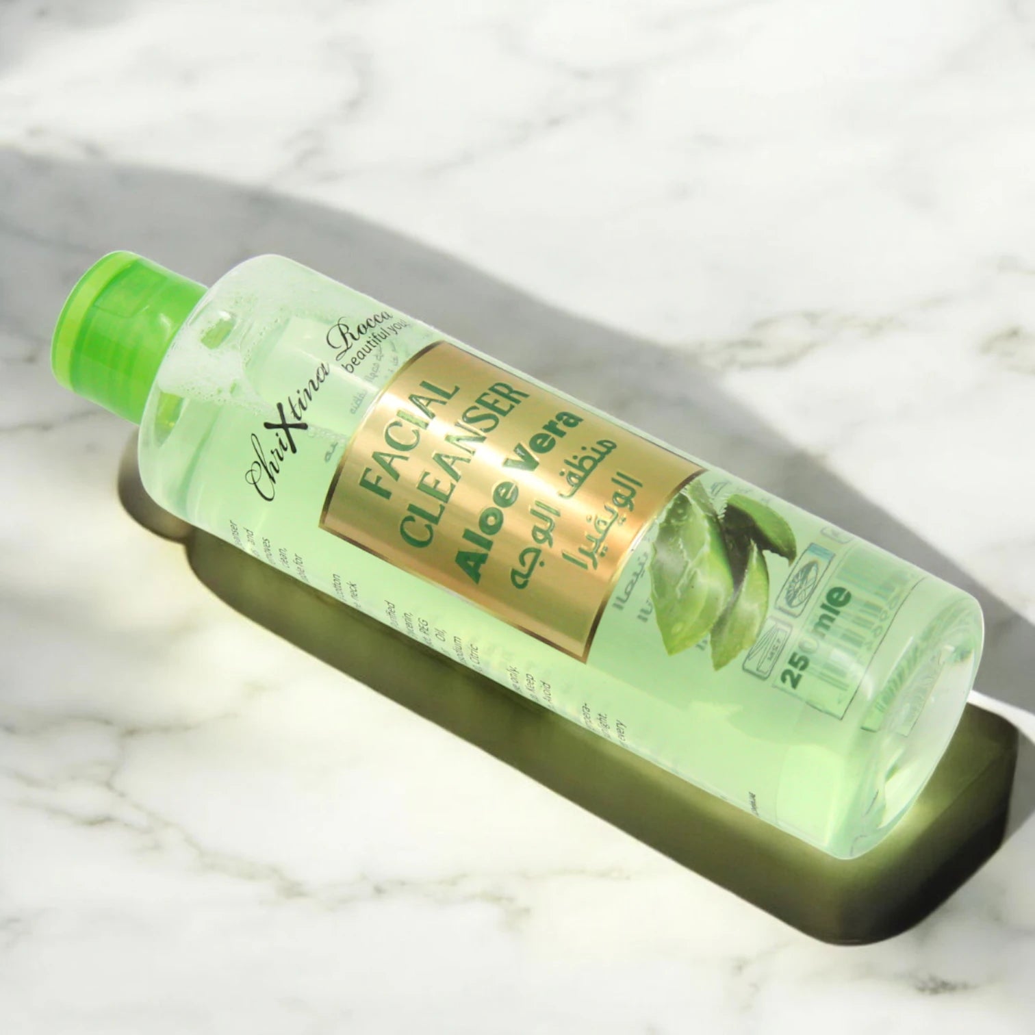 Chrixtina Rocca Aloe Vera Face Cleanser – 250ml | Gentle Daily Cleanser with Natural Aloe Extract | Deep Cleansing & Hydrating for All Skin Types - Damoo