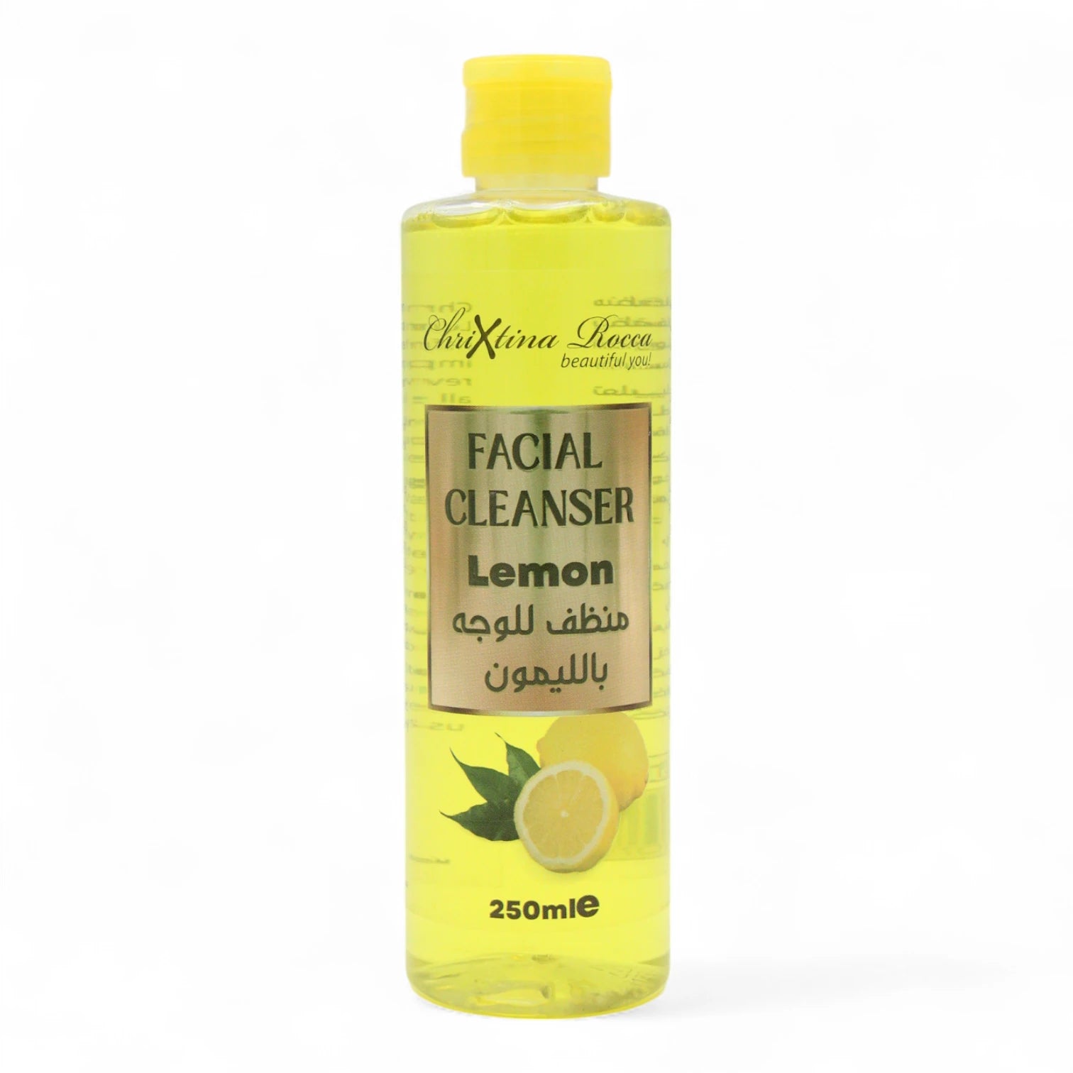Chrixtina Rocca Lemon Face Cleanser – 250ml | Purifying Daily Cleanser with Natural Lemon Extract | Oil-Control, Brightening & Deep Cleansing for All Skin Types - Damoo