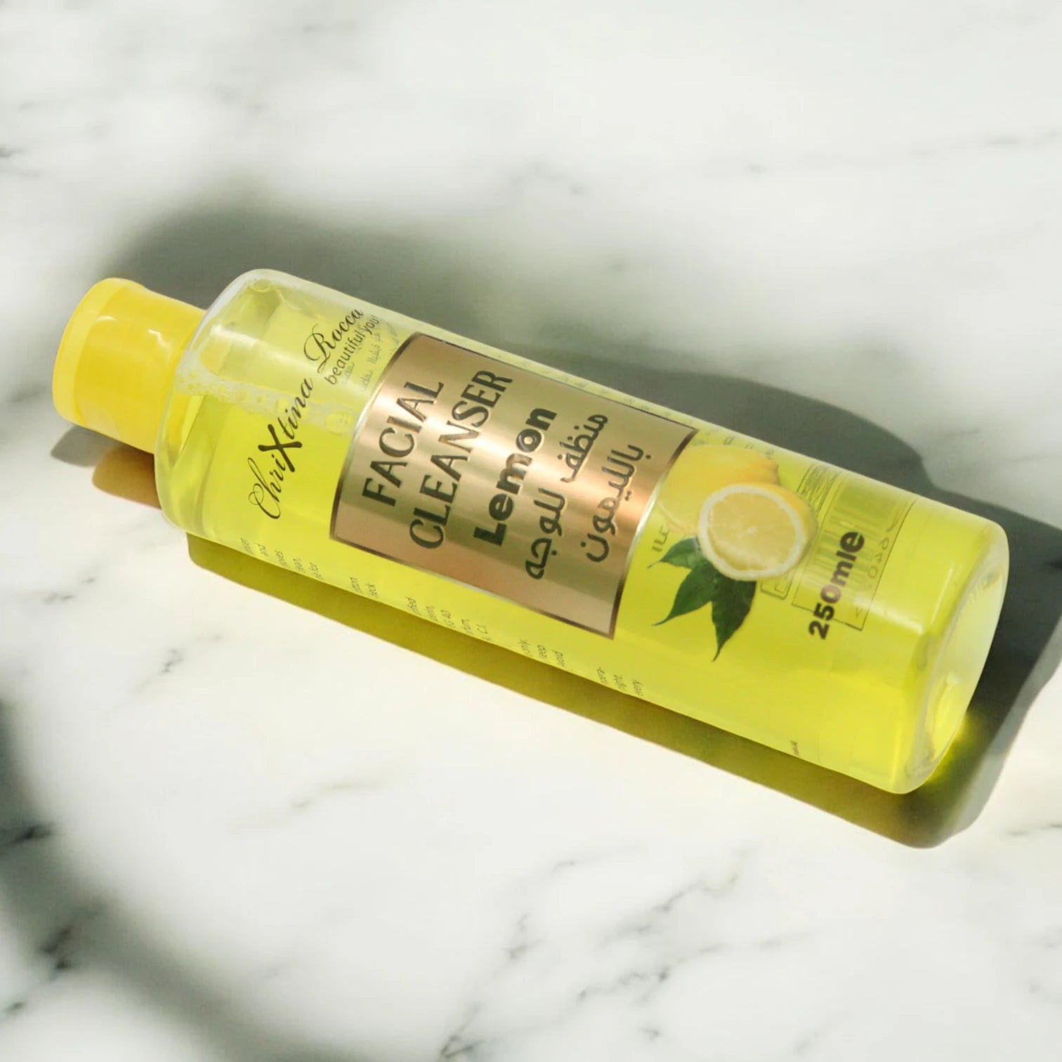 Chrixtina Rocca Lemon Face Cleanser – 250ml | Purifying Daily Cleanser with Natural Lemon Extract | Oil-Control, Brightening & Deep Cleansing for All Skin Types - Damoo