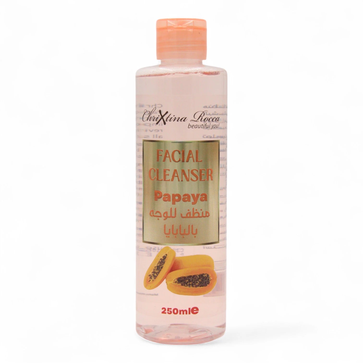 Chrixtina Rocca Papaya Face Cleanser – 250ml | Brightening Daily Cleanser with Natural Papaya Extract | Gently Exfoliates, Cleanses & Refreshes All Skin Types - Damoo