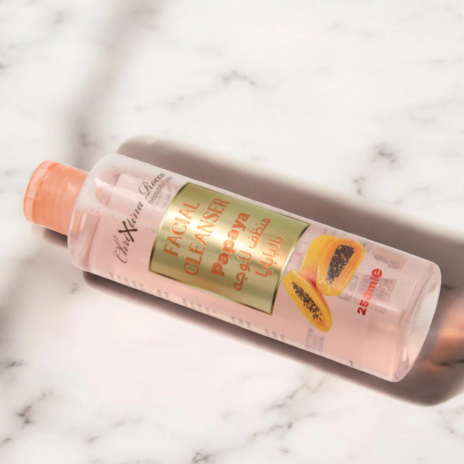 Chrixtina Rocca Papaya Face Cleanser – 250ml | Brightening Daily Cleanser with Natural Papaya Extract | Gently Exfoliates, Cleanses & Refreshes All Skin Types - Damoo