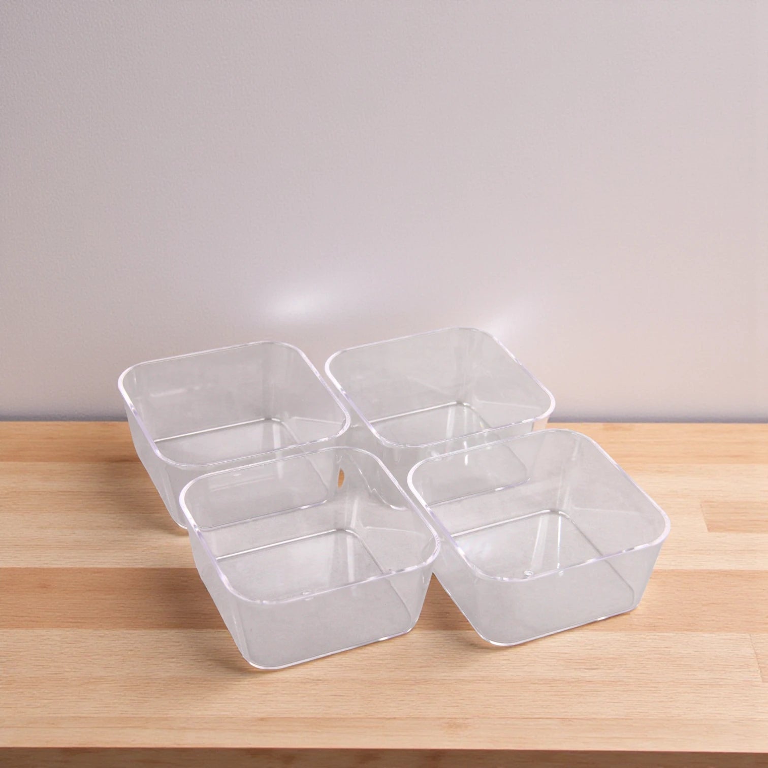 Clear Acrylic Candy Box with 4-Section Divider – Elegant Multi-Compartment Dish for Sweets, Nuts, and Dates - Damoo