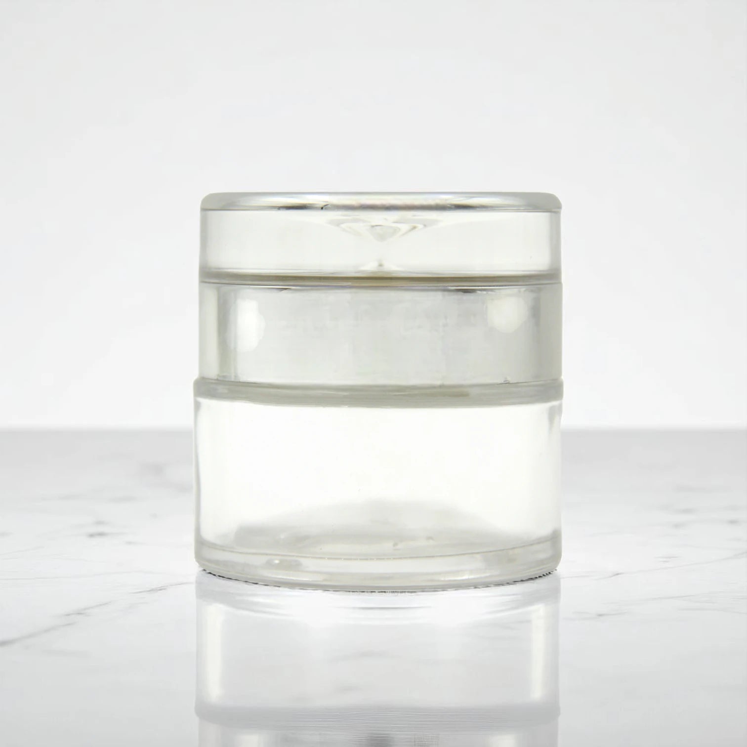 Clear Empty Bakhoor Glass Storage Jar with Silver Lid 50ML – Mini Multipurpose Storage Container for Oud, Spices & More - Damoo