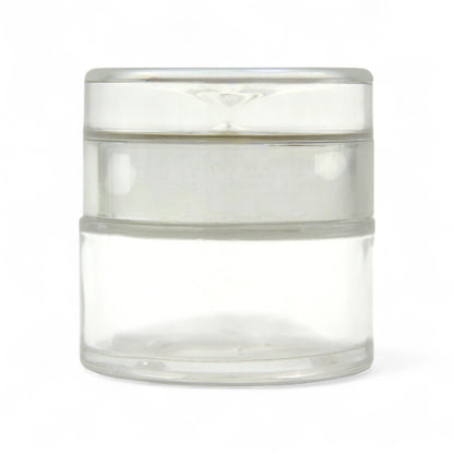 Clear Empty Bakhoor Glass Storage Jar with Silver Lid 50ML – Mini Multipurpose Storage Container for Oud, Spices & More - Damoo