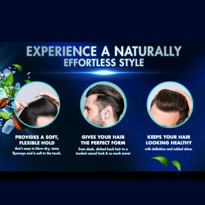 Clear Men Soft Styling Cream – Cool Sport Menthol – 275ml | Anti-Dandruff Hair Cream with Icy Fresh Scent | Lightweight, Non-Greasy Hold for Casual Styles - Damoo