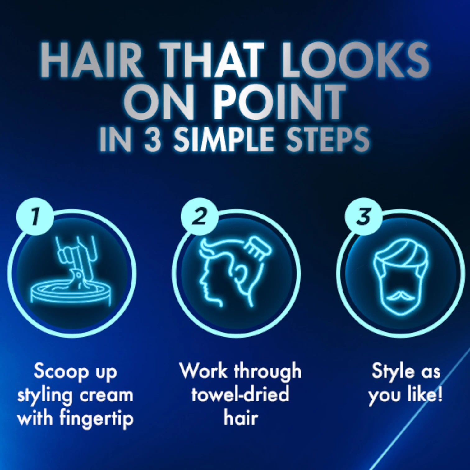 Clear Men Soft Styling Cream – Cool Sport Menthol – 275ml | Anti-Dandruff Hair Cream with Icy Fresh Scent | Lightweight, Non-Greasy Hold for Casual Styles - Damoo