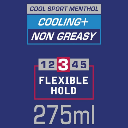 Clear Men Soft Styling Cream – Cool Sport Menthol – 275ml | Anti-Dandruff Hair Cream with Icy Fresh Scent | Lightweight, Non-Greasy Hold for Casual Styles - Damoo