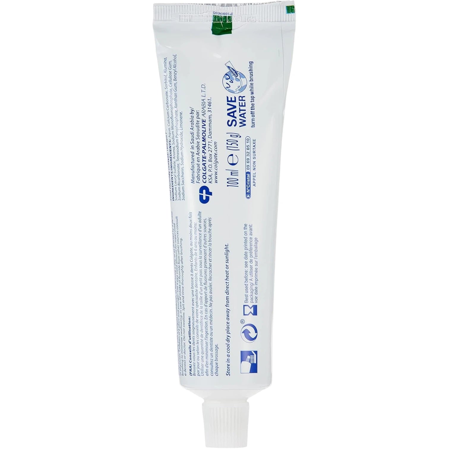 Colgate Advanced White Toothpaste 2 Pcs Pack – 100ml | Micro-Cleansing Crystals for Whiter Teeth in 14 Days | Cavity Protection & Long-Lasting Fresh Breath - Damoo