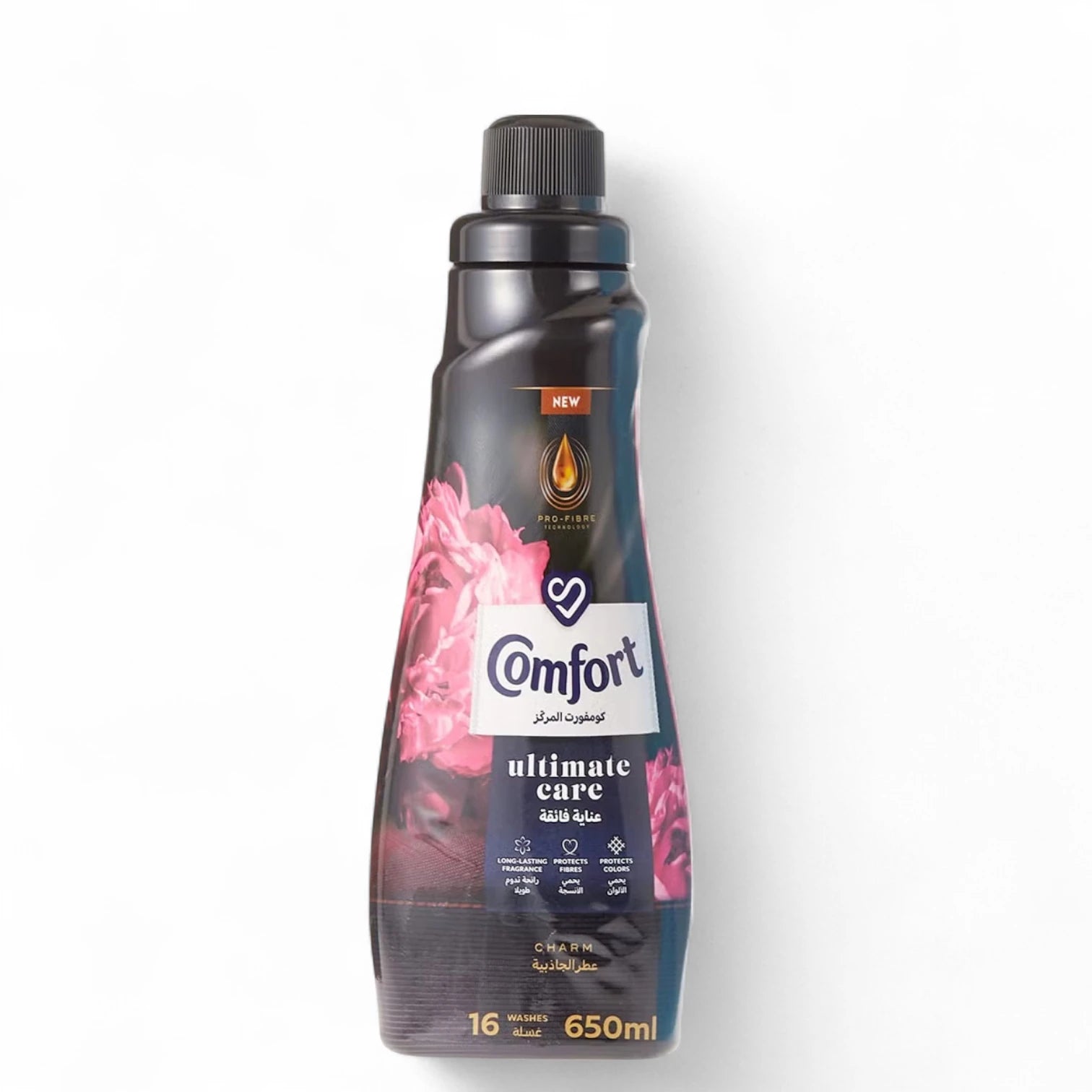 Comfort Charm Concentrated Fabric Softener 650ml – Long-Lasting Freshness & Softness for Your Clothes - Damoo