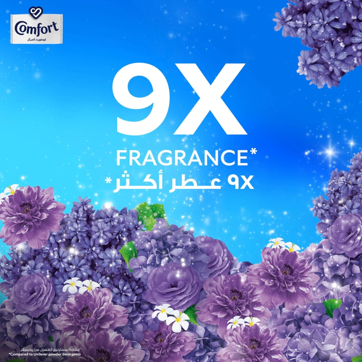 Comfort Concentrated Fabric Softener Lavender & Magnolia – 2 x 1L Twin Pack – 9x Fragrance Boost & 11-in-1 Fabric Care Benefits - Damoo