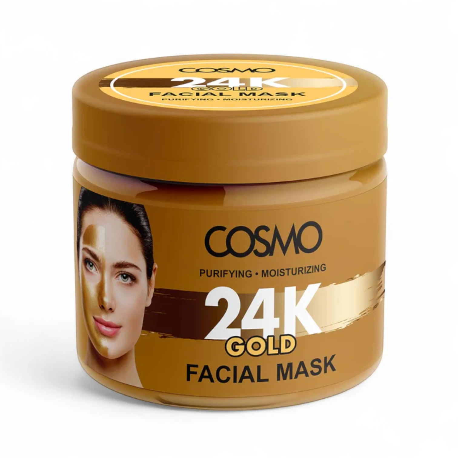 Cosmo 24K Gold Facial Mask 200g – Anti-Aging, Hydrating & Brightening Face Mask for Glowing Skin - Damoo