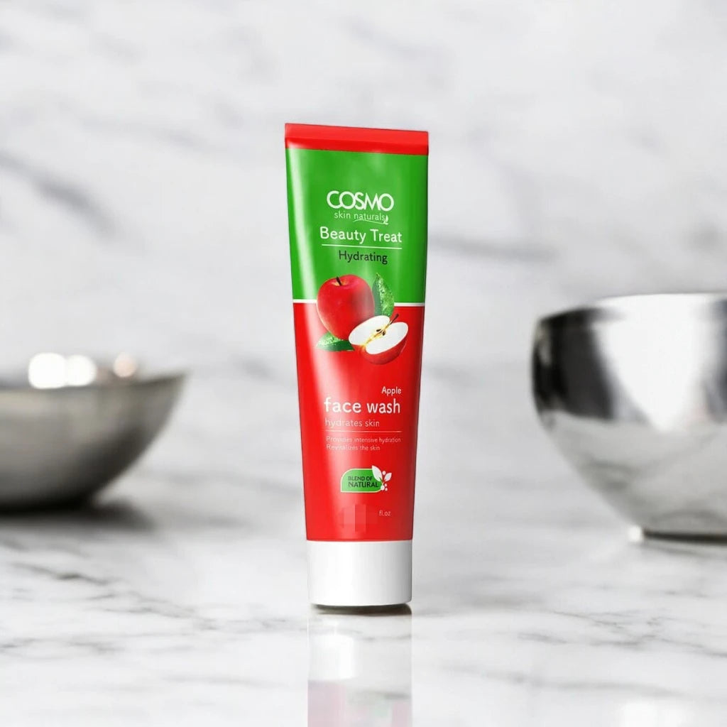 COSMO Beauty Treat Hydrating Apple Face Wash 150ml – Deep Moisturizing Cleanser for All Skin Types | Revitalizes & Nourishes | Unisex | Cruelty-Free & Paraben-Free - Damoo