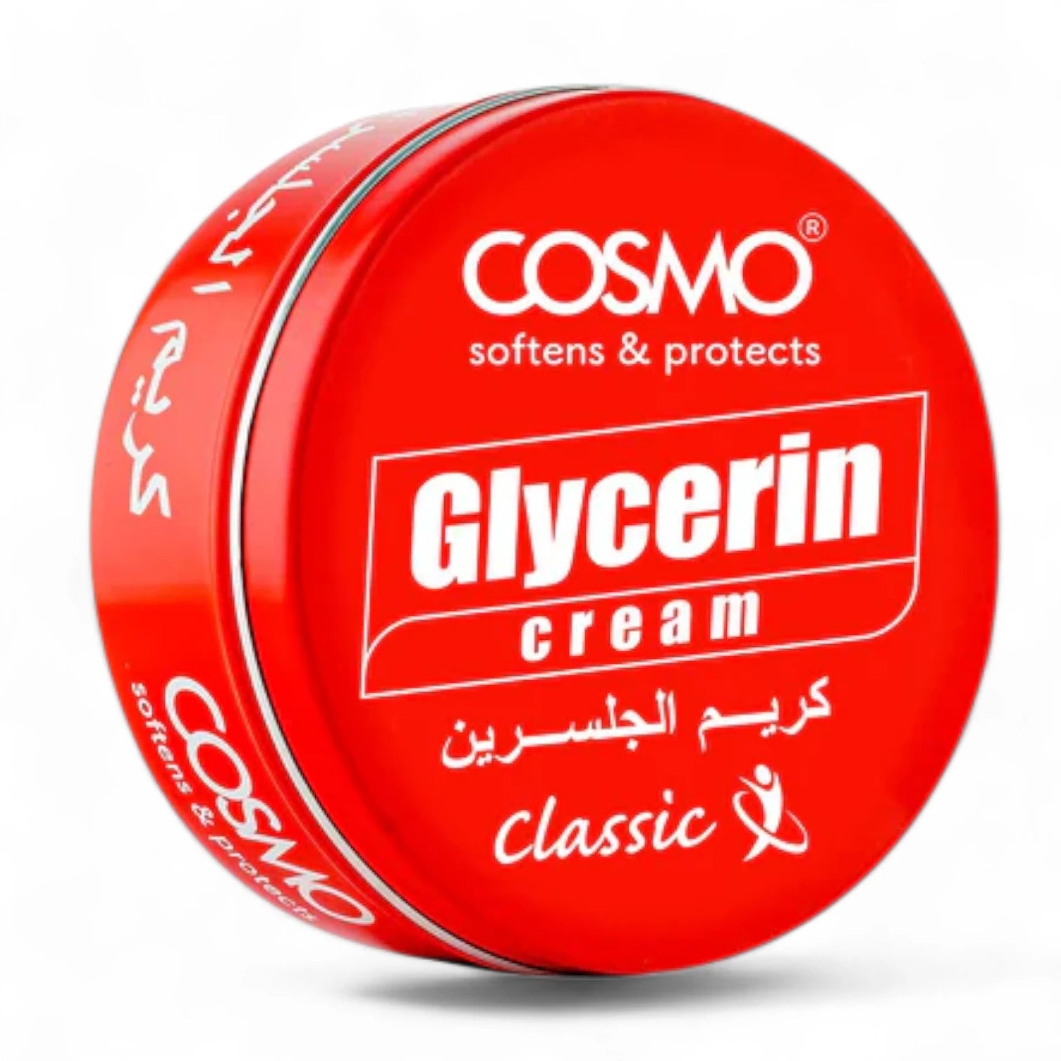 COSMO Classic Glycerin Cream 400ml – Deep Moisturizing Face & Body Cream with Bisabolol, Vitamin E & Silk Peptide | Lightweight, Non-Greasy | For All Skin Types - Damoo